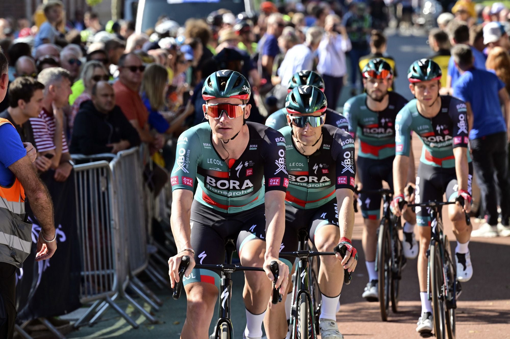 BORA-hansgrohe bei der Tour of Britain 2023 (Foto: Sprint Cycling Agency)