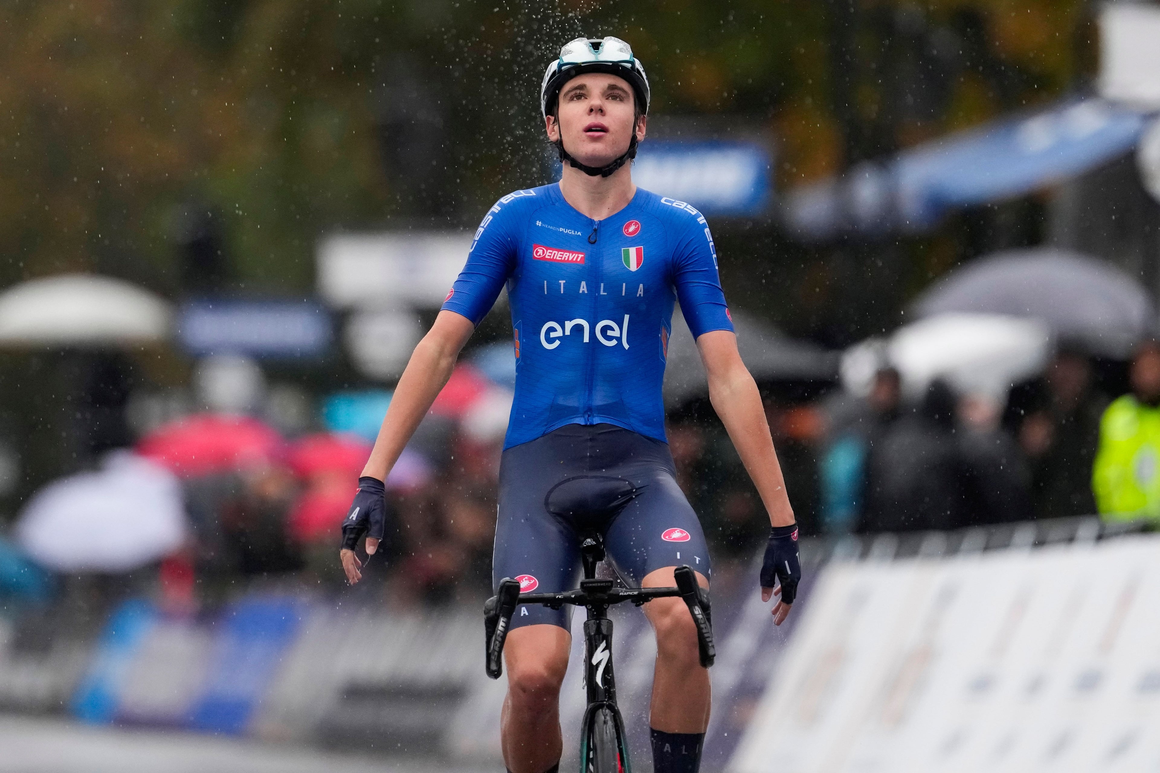 Lorenzo Finn wins the road race at the World Championships in Zurich 2024 (Photo: Sprint Cycling Agency/Red Bull-BORA-hansgrohe)