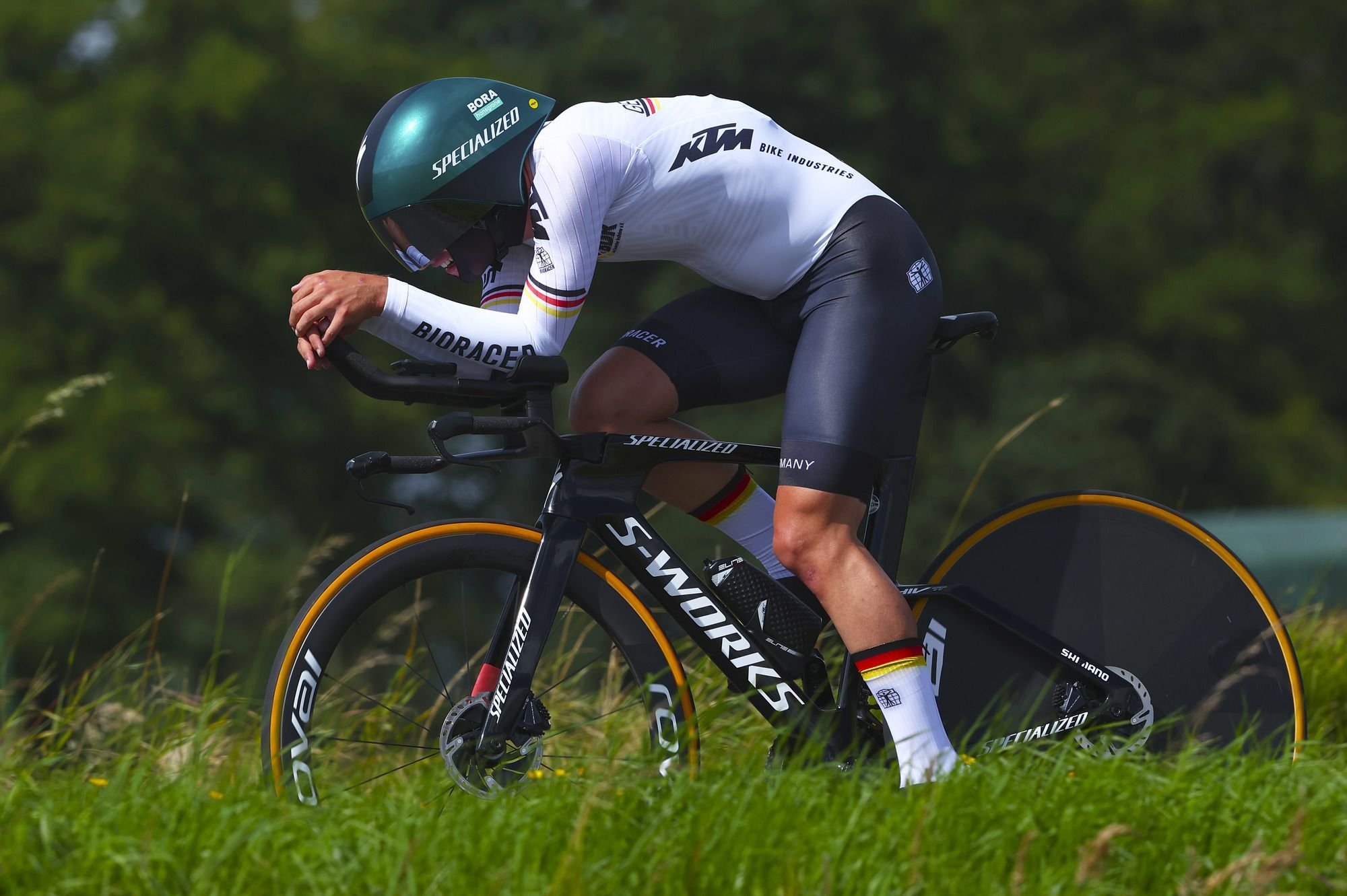 Paul Fietzke at the European Championships 2024 (Photo: Sprint Cycling Agency/Red Bull - BORA - hansgrohe)